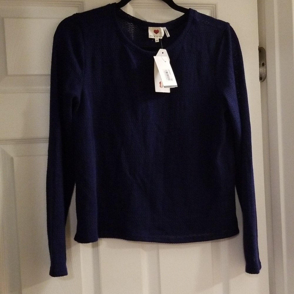 One Clothing Navy Blue Sweater New w/Tags